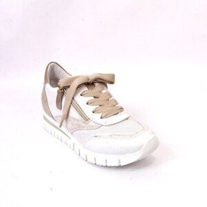 Vernissage 23761a Multicolor Leather Lace-Up Zip Sneaker Shoes